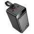 HOCO J123D Mobile Power Bank with 90,000mAh capacity 22.5W+PD20W, 3 × USB-A and Type-C Outputs, LED Digital Display of Power Level. Green indicator of PD / QC fast charging. Fully Compatible - Black